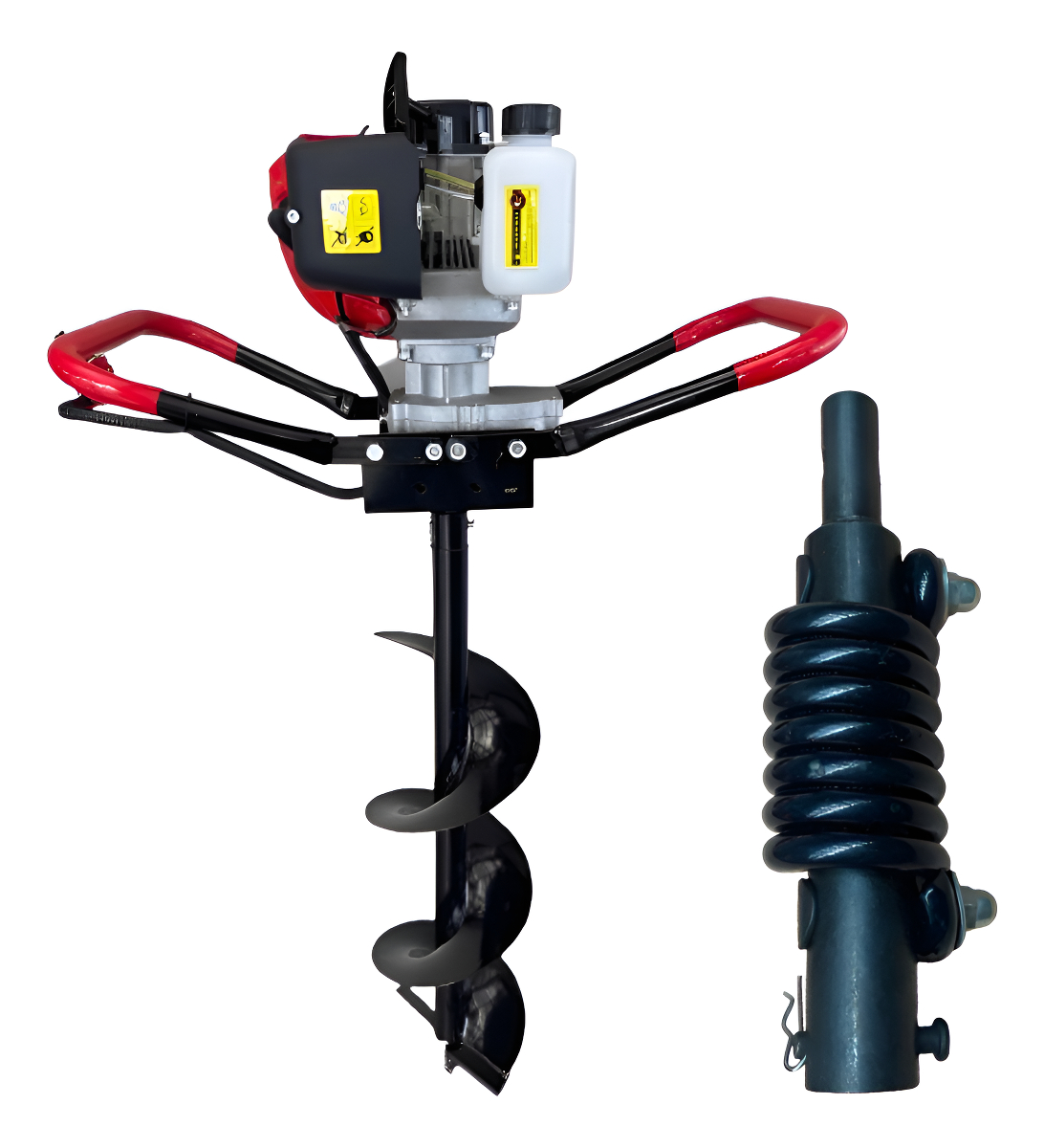 Pocera Manual Con Motor Gasolina Con Espiral