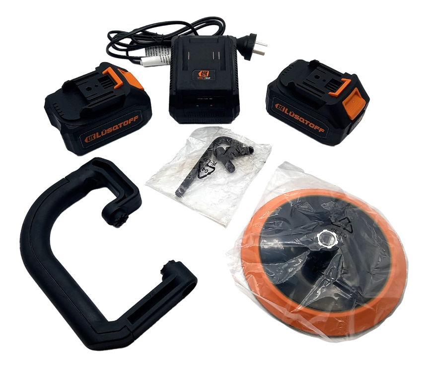 Lustralijadora Pulidora Inalambrica 2 Bateria 4ah Lusqtoff - Imagen 2