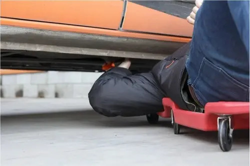 Camilla De Mecanico Lusqtoff Lca40 Plastica Reforzada Ruedas - Imagen 4