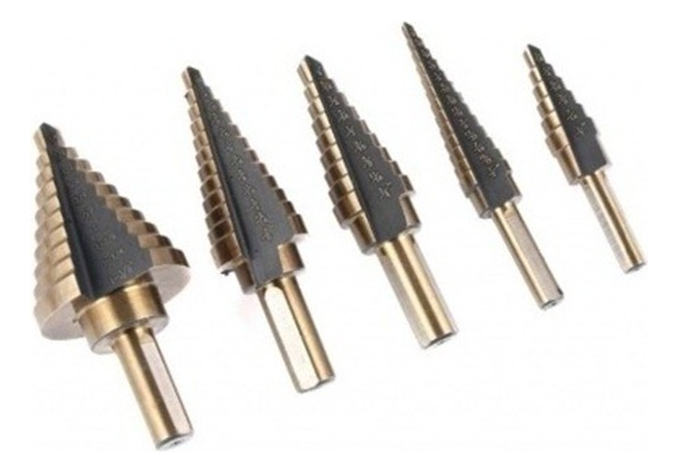 Mechas Conicas Broca Escalonada Equus 5 Unidades - Imagen 8