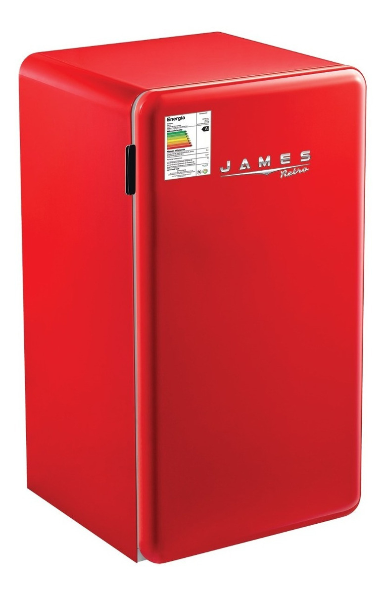 Frigobar 1 Puerta James Rj 90 M Rojo 102 L - Imagen 2