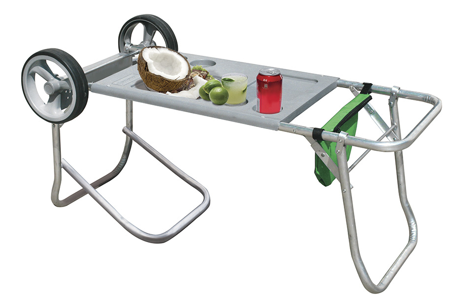 Carrito Mesa Playa Mor Aluminio Carrito Mor Kirkor Botafogo - Imagen 6