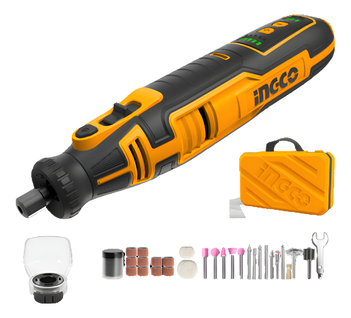 Mini Torno A Bateria 8v Tipo C Con Valija+ Accesorios