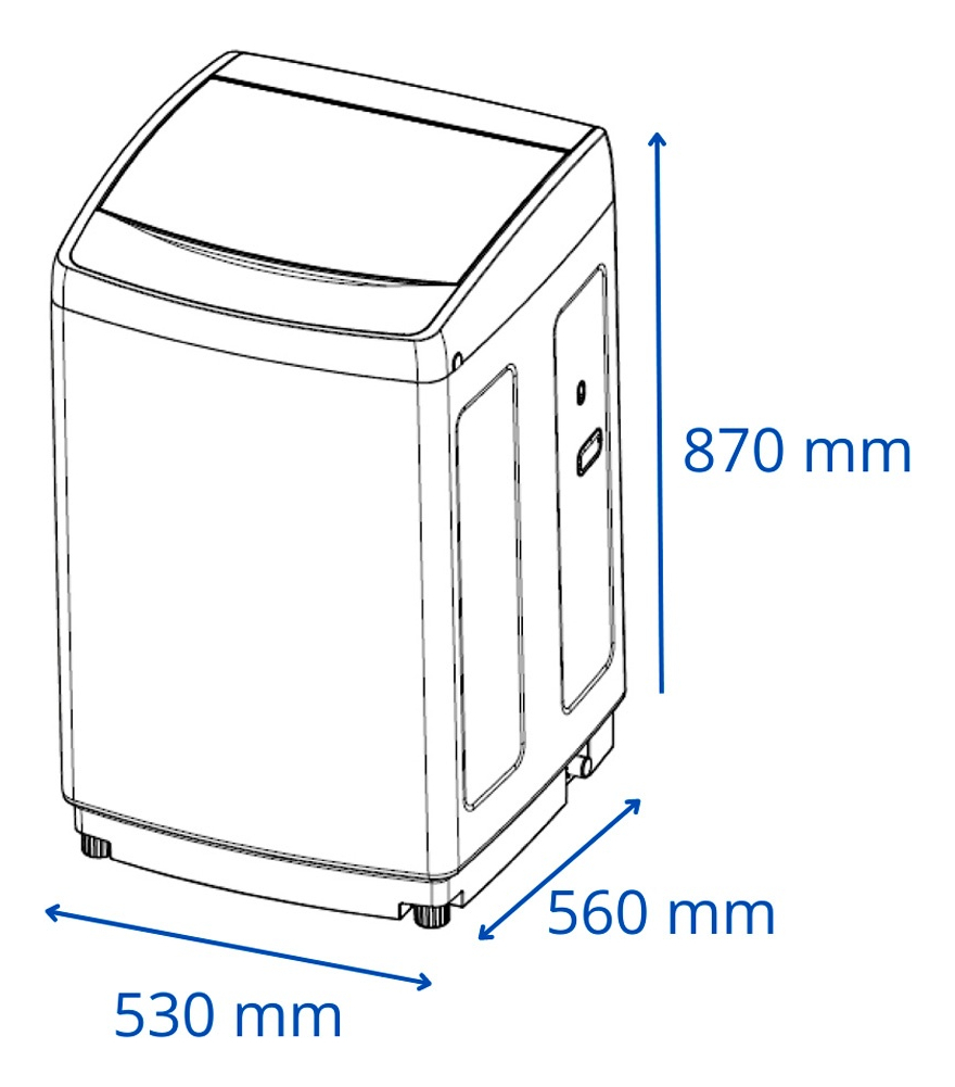 Lavarropas James Wmt680 6kg Carga Superior Centrifugado - Imagen 2