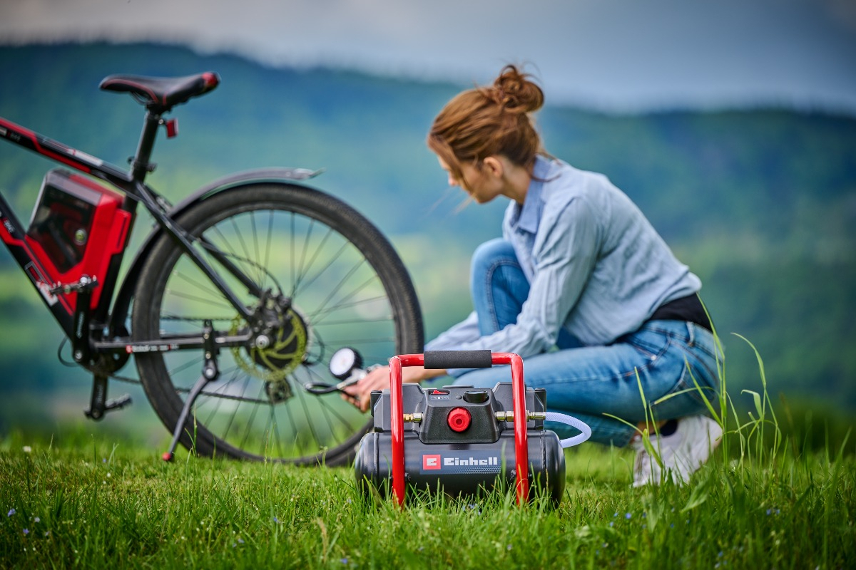 Compresor De Aire Inalámbrico Te-ac 36/150 Li Of-solo Rojo - Imagen 9