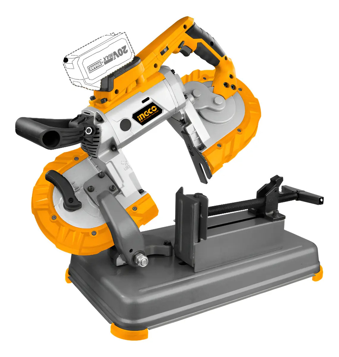 Sierra De Banda Sin Fin 20v A Bat 5 Sin Bat/carg Ingco