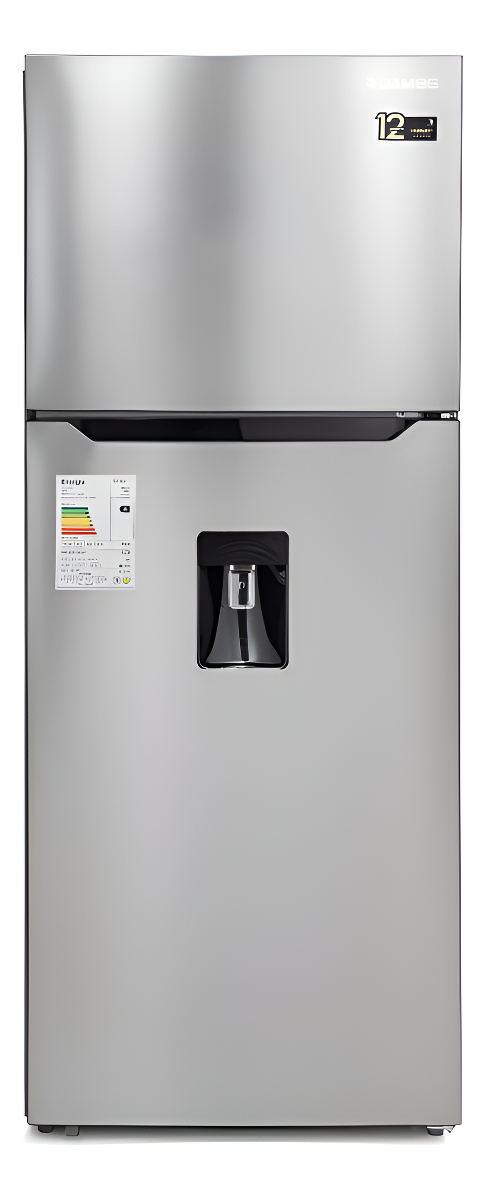 Refrigerador James Rj 571 Inv Inox Ddad 448l Con Dispensador