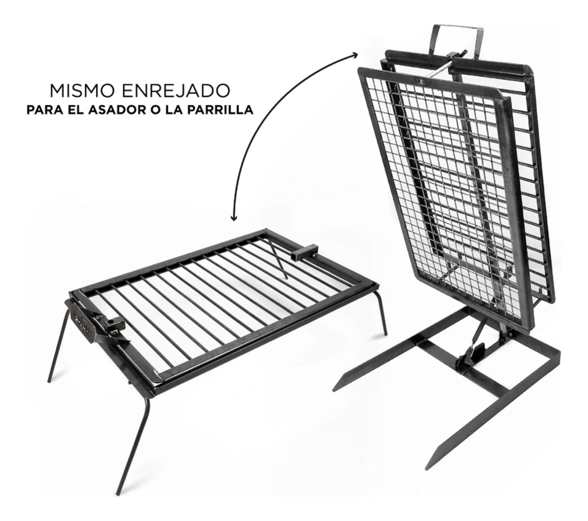 Kit Asaparri Parrillero Y Asador Portatil - Imagen 4