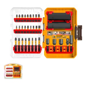 Set 33 Piezas Puntas Y Dados Para Impacto Ingco Akdl63306