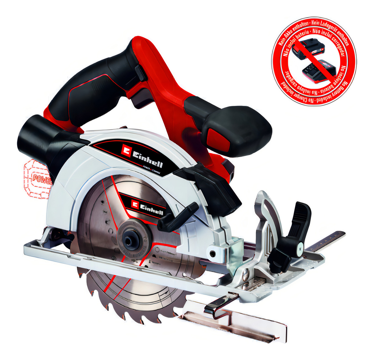 Sierra Circular Inalámbrica Einhell Te-cs 18/165-1 Li - Solo Rojo