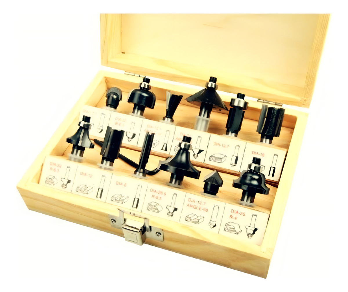 Fresadora De Mano 650w + Juego De Fresas 6mm 12pcs -sc - Imagen 3