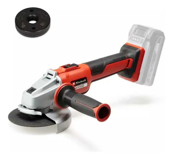 Amoladora Angular Inalámbrica Einhell Axxio 18/125 Q Rojo