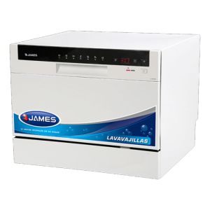 Lavavajilla James 6 Cubiertos Blanco 7 Programas Lvcm6cd
