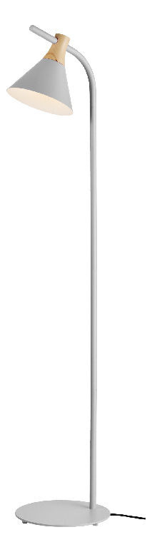 Portátil De Pie En Metal Blanco 1xe27 - Ixec Ix9404