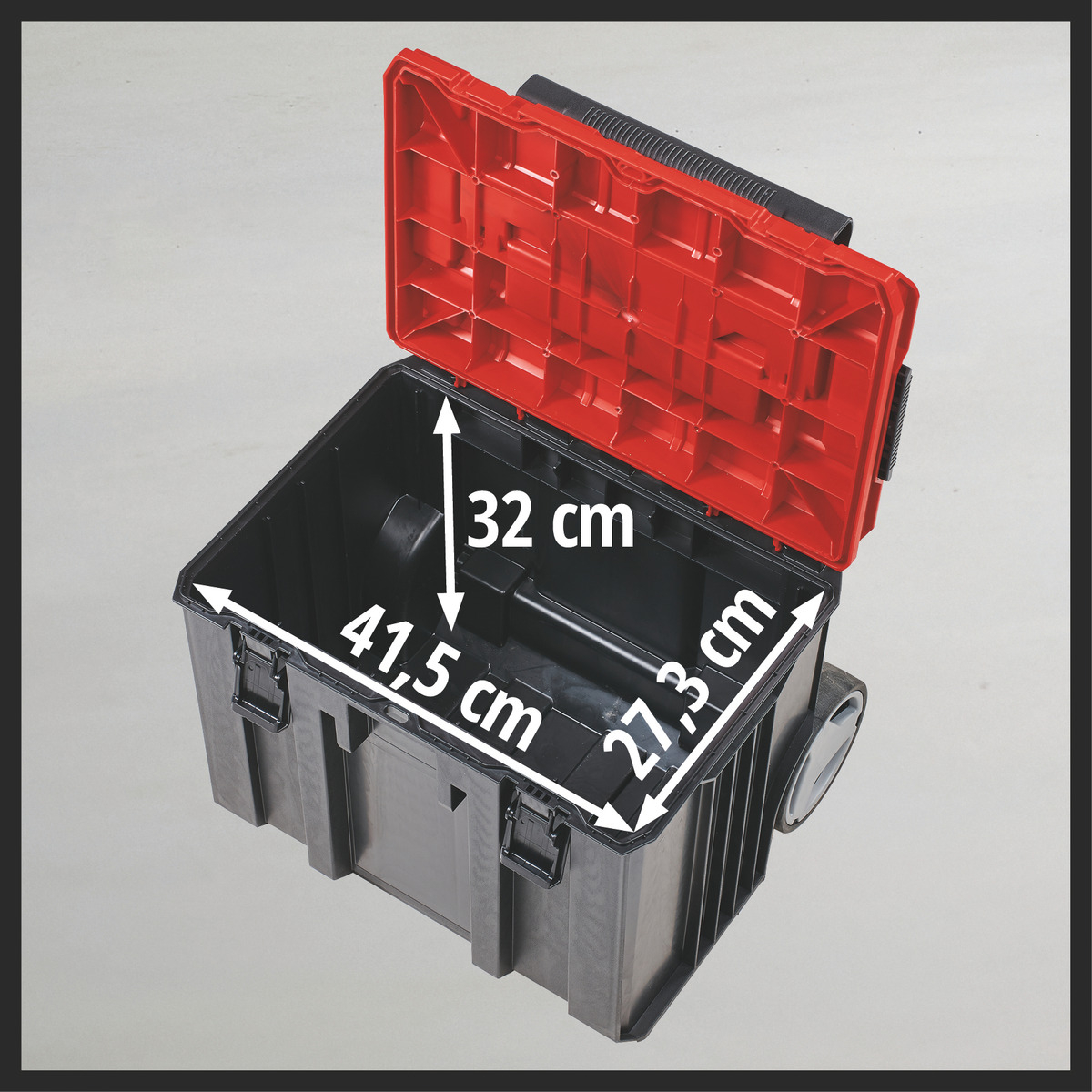Caja De Herramientas Con Ruedas Einhell E-case 120 Kg Rojo - Imagen 3