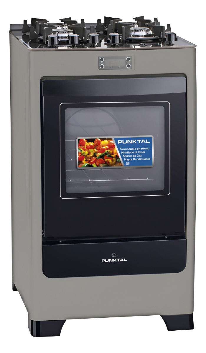 Cocina Punktal Pk-735 Supergas 4 Hornallas A Gas 60lt