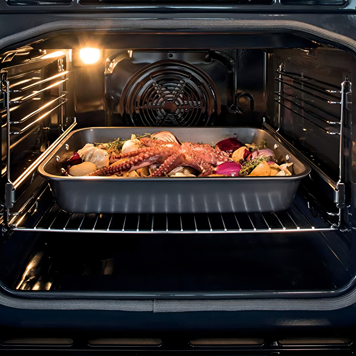 Horno Eléctrico Empotrable Itimat 67l Negro Timer Digital Multifunción - Imagen 2