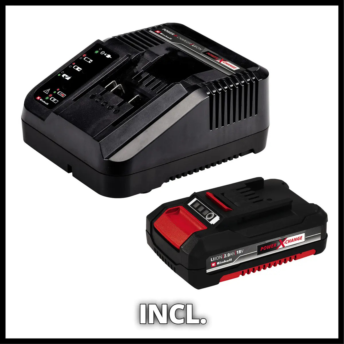 Taladro Percutor Inalámbrico En Kit Einhell Rojo - Imagen 4