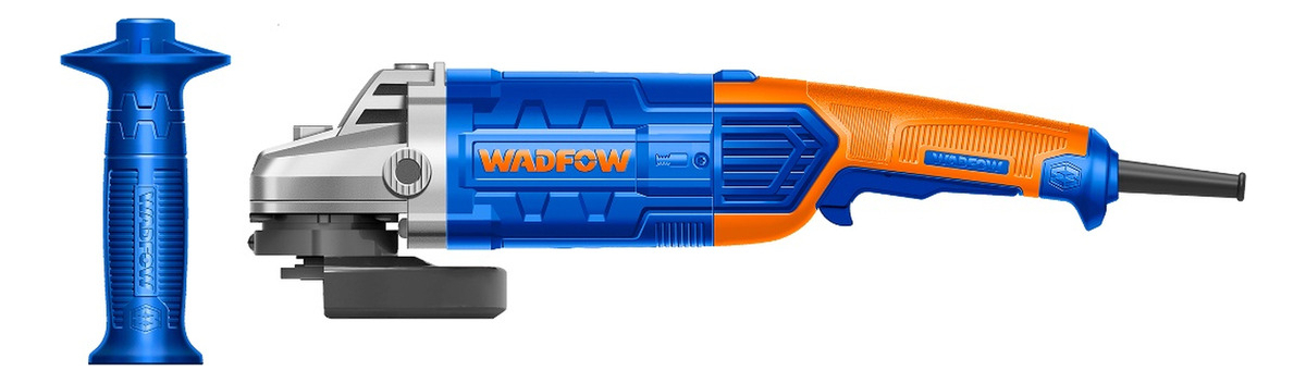 Amoladora Angular Wadfow Wag851801 7 1800w Circuit Color Azul/naranja