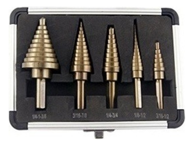 Mechas Conicas Broca Escalonada Equus 5 Unidades - Imagen 5