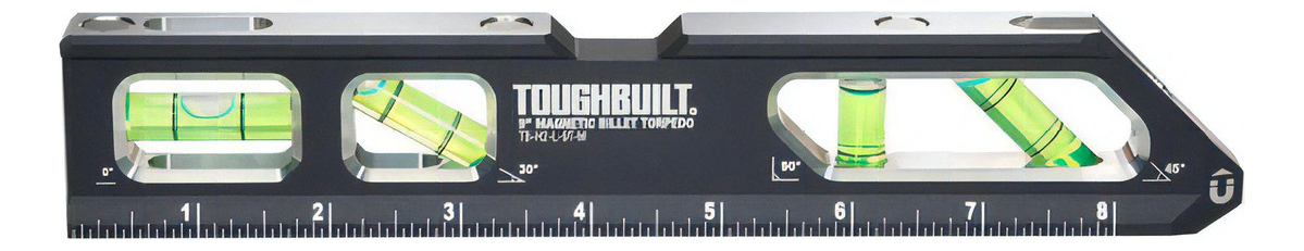 Nivel Profesional Torpedo Manual Magnetico 23 Cm Toughbuilt - Imagen 3