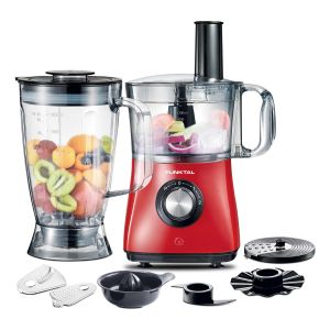 Multiprocesadora Punktal 8 En 1 Con Vaso Licuador De 1.8l