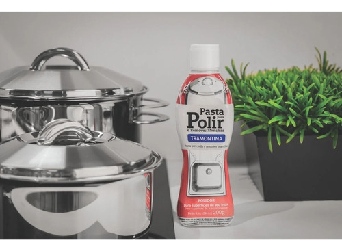 Pasta Para Pulir Tramontina 200g Color Gris - Imagen 2