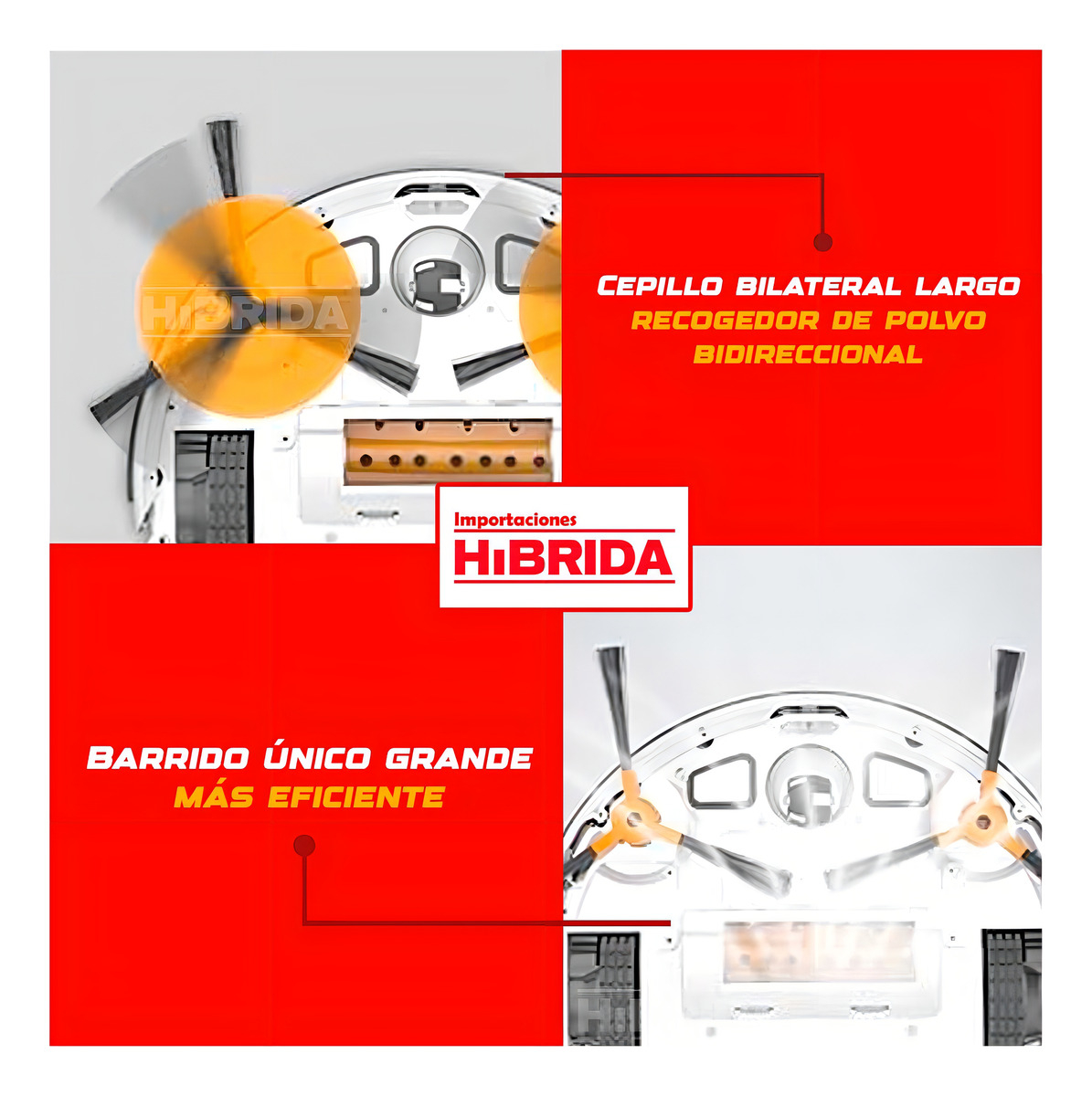 Aspiradora Robot Litio 2000 Mah Ingco Vcrr30201 Color Blanco - Imagen 3