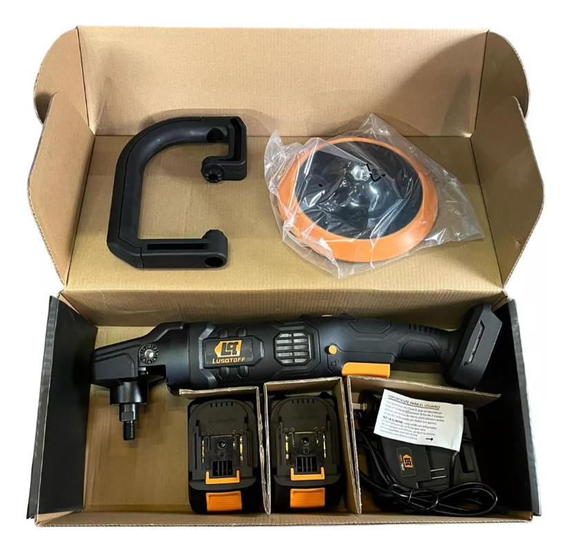 Lustralijadora Pulidora Inalambrica 2 Bateria 4ah Lusqtoff - Imagen 7