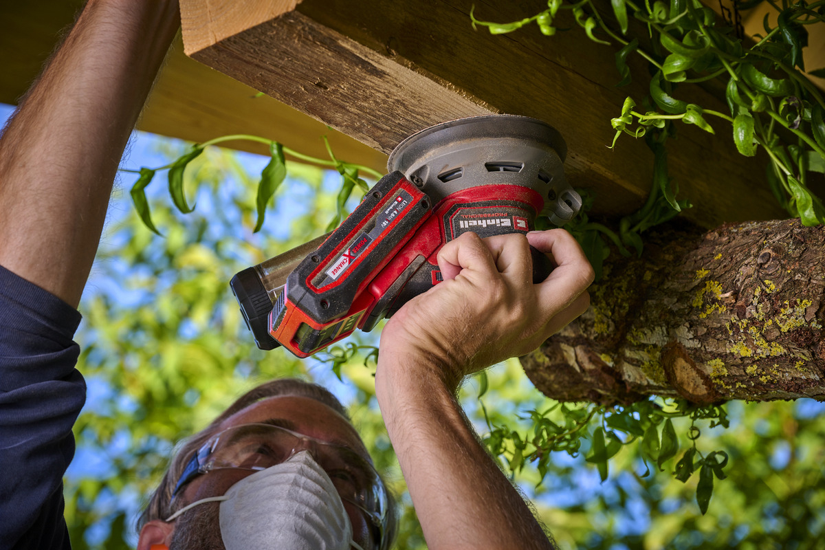 Lijadora Excéntrica Inalámbrica + Cargador Y Batería 2,5 Ah - Imagen 8