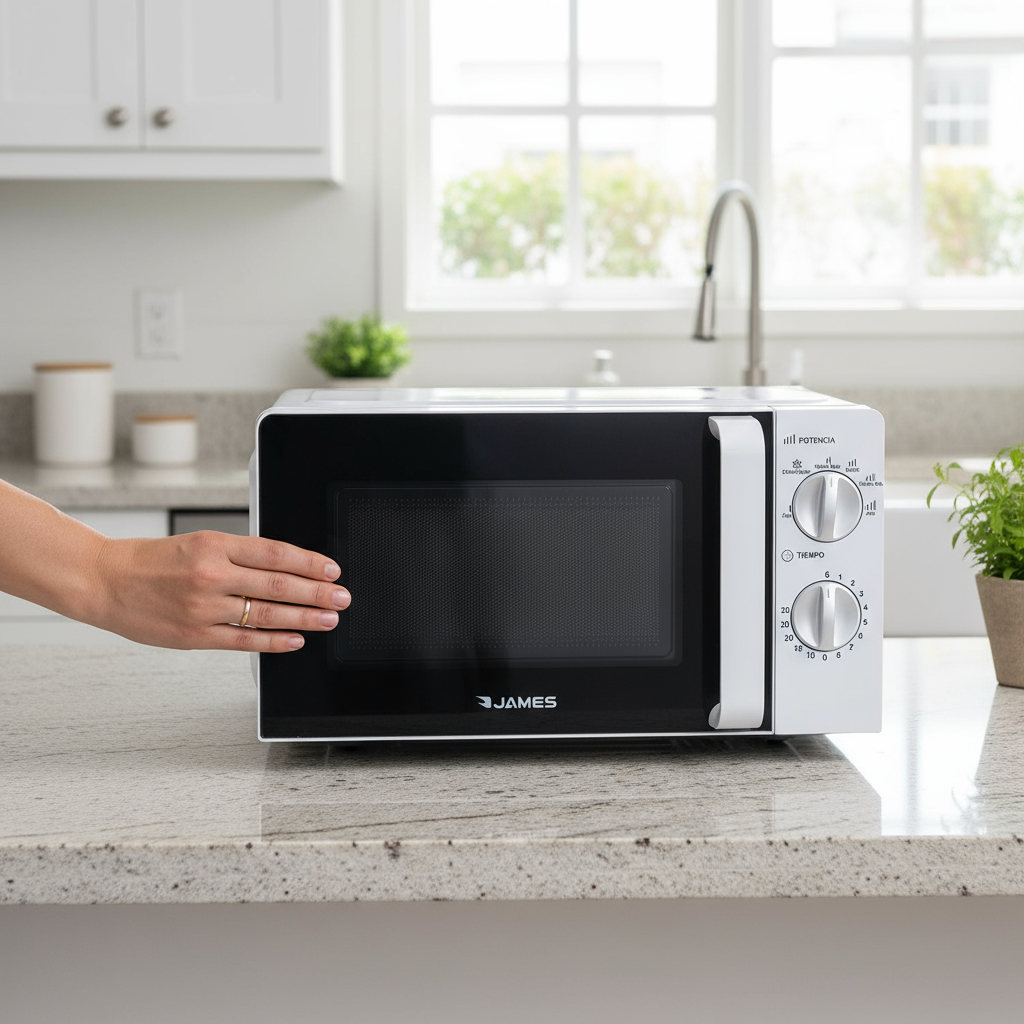 Horno Microondas James J-18 Gr Blanco - Imagen 3