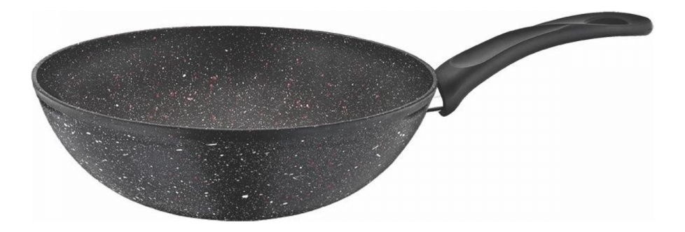 Wok Sarten Antiadherente Papilla 28cm Granito Mango - Imagen 3