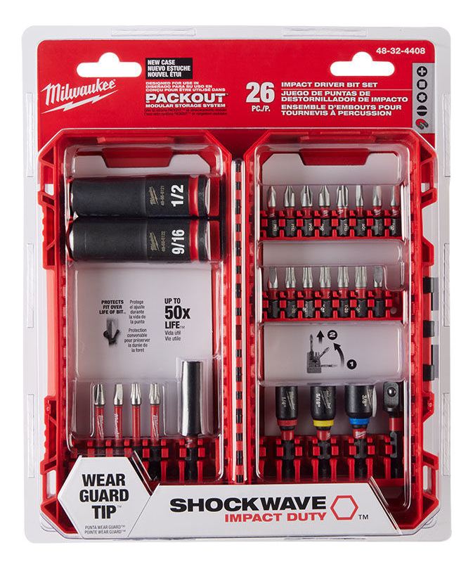 Kit De Puntas P/atornillador 26pz. En Estuche Plástico 4832-