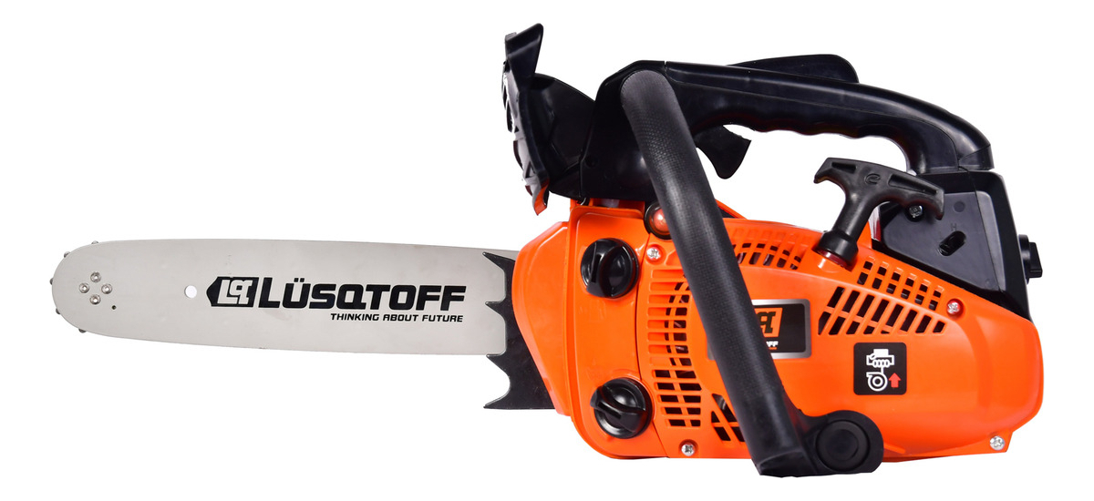 Motosierra Naftera 25cc Lusqtoff Gs-2500 1.2hp 11000rpm Prm Color Naranja