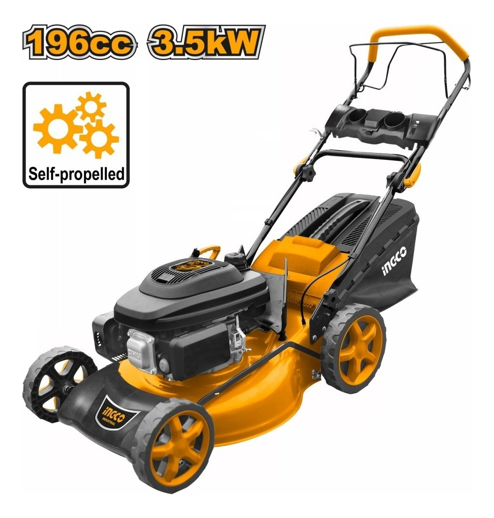 Corta Cesped Nafta 4.8hp Autopropulsada Ingco Glm196202 * * - Imagen 3