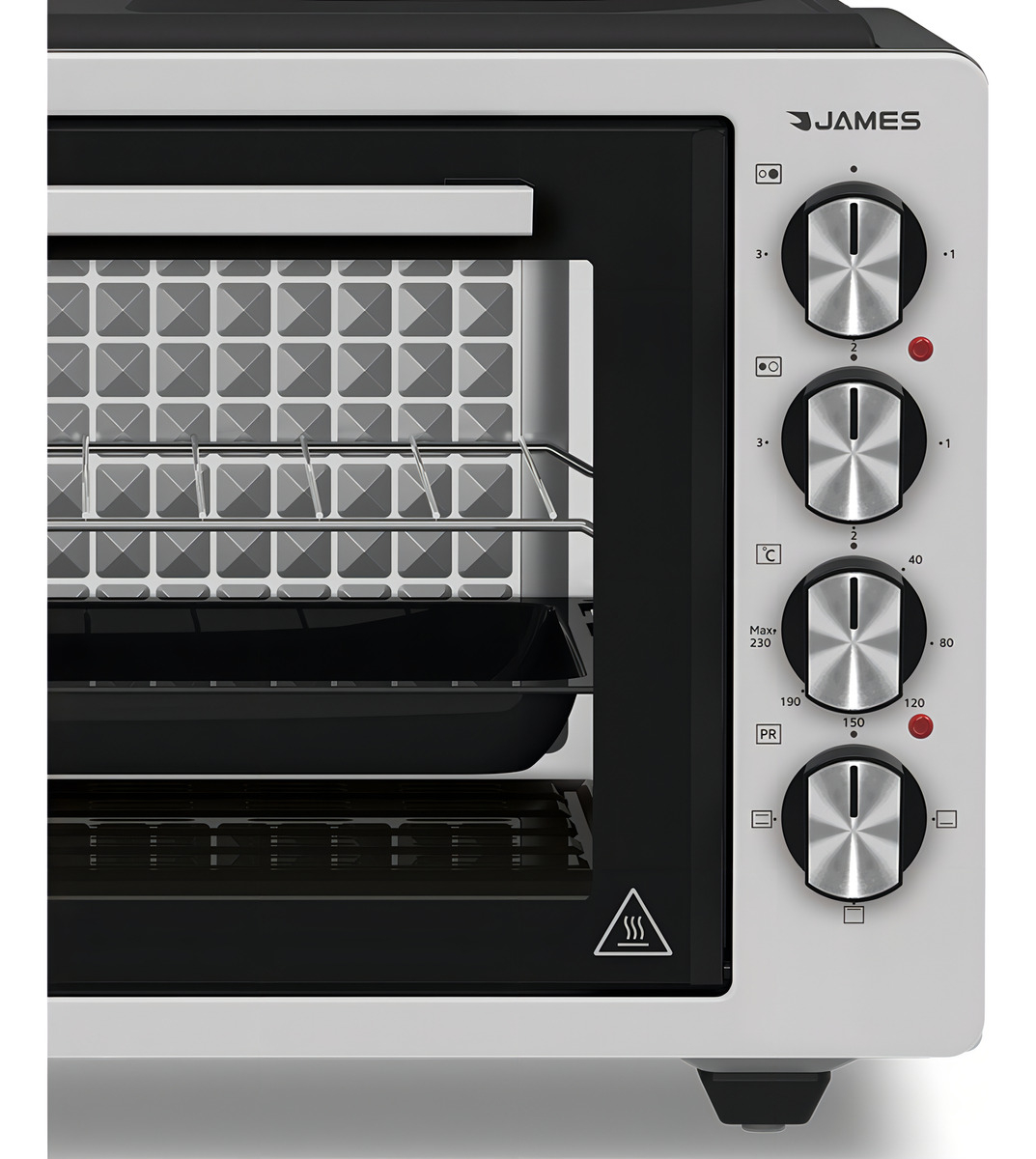 Horno Eléctrico De Mesa James Hji 39 Hp Con Discos 39 Litros - Imagen 4