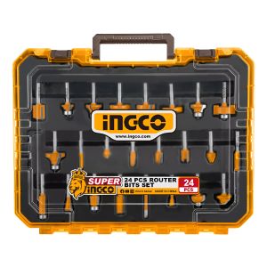 Set X 24 Fresas 6mm P Router Fresadora Ingco Akrt24062