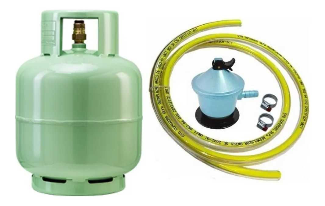 Estufa A Supergas + Vale Garrafa 13kg + Valvula - Imagen 5