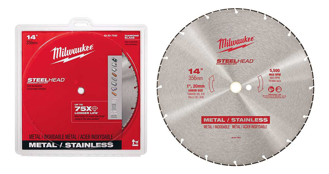 Disco Diamantado 14'' Corte Seco Para Metales 49-93-7840 Mil