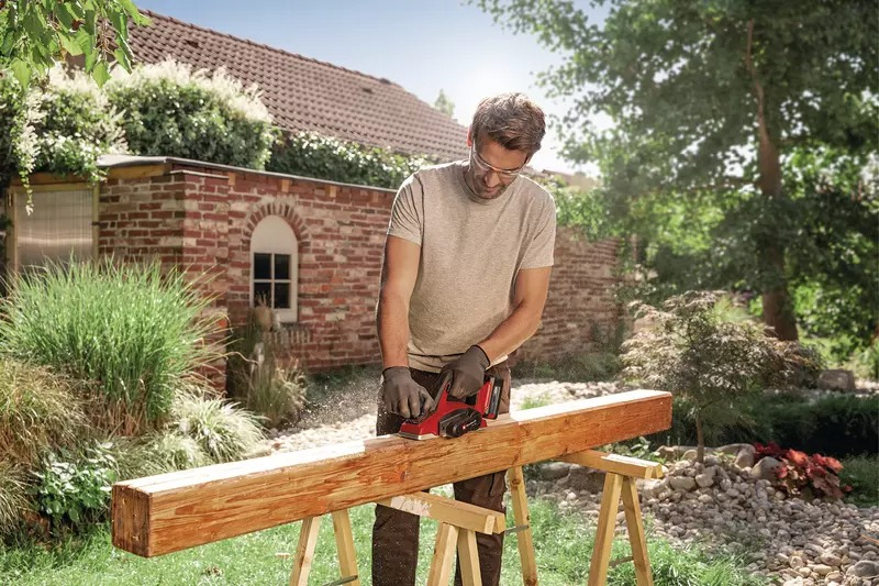 Cepillo Inalámbrico Einhell Te-pl 18/82 Li Solo Rojo - Imagen 9