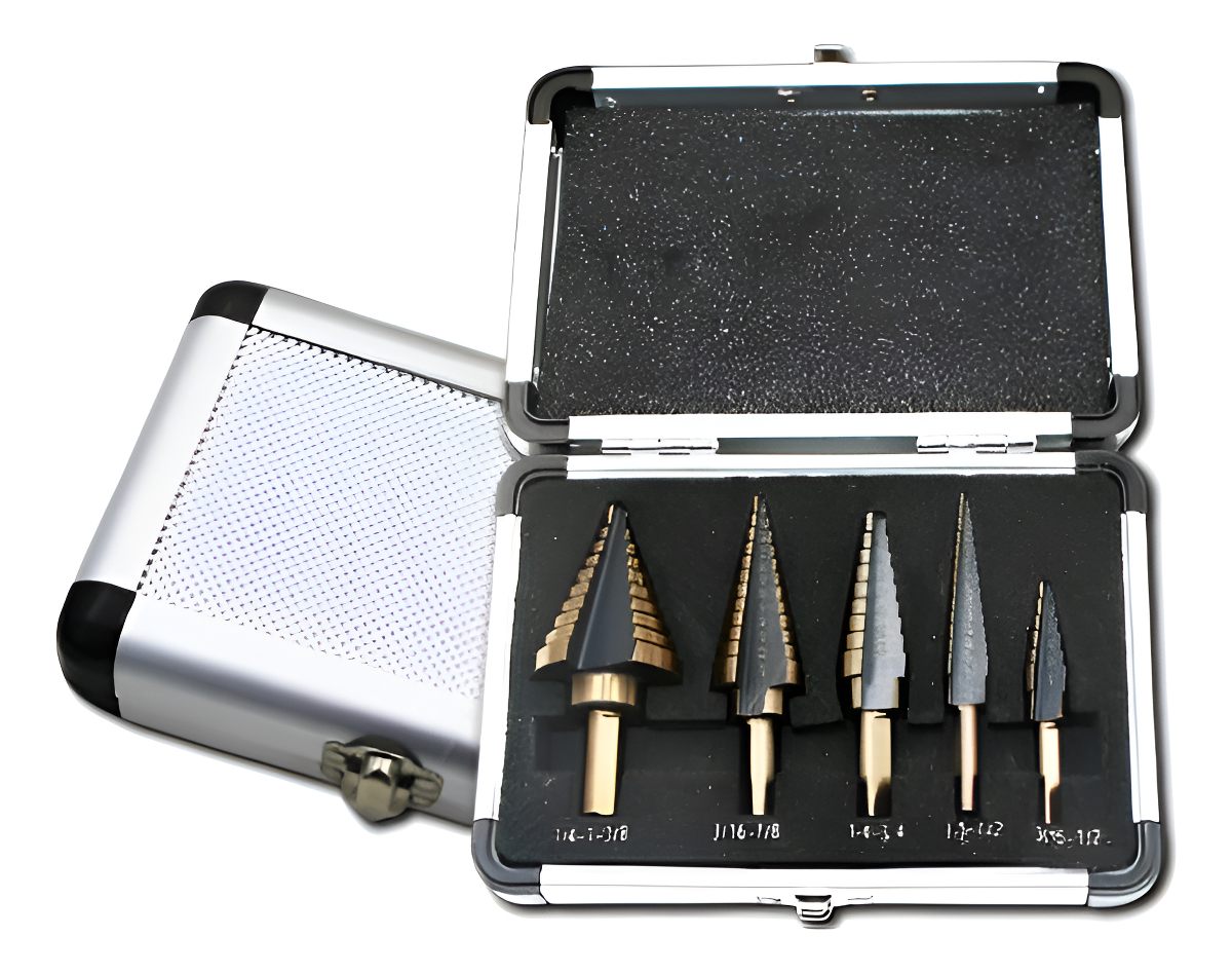 Mechas Conicas Broca Escalonada Equus 5 Unidades