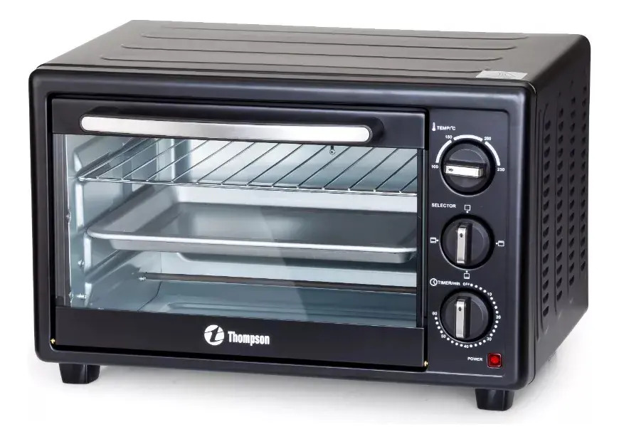 Horno Electrico De Mesa Thompson 25 Lt Negro Het 25k - Imagen 3