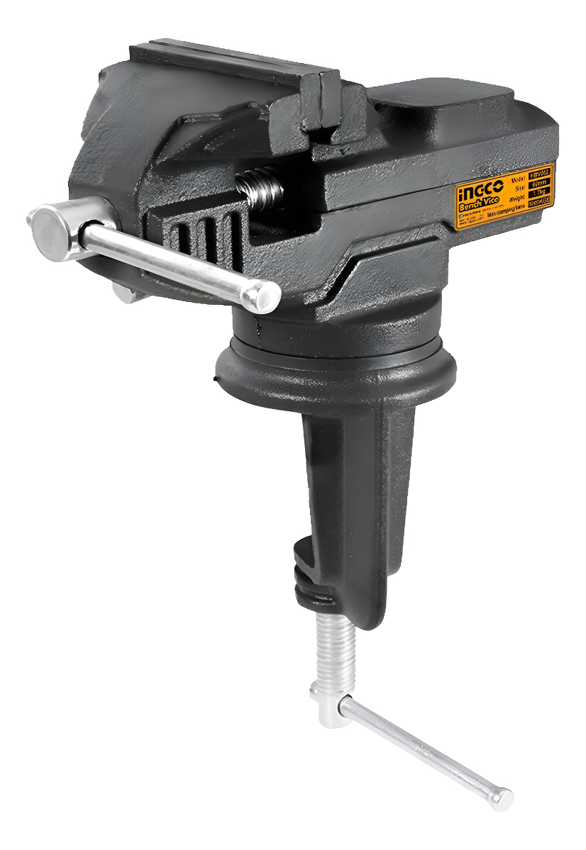 Morsa De Banco Mesa 60mm Giratoria Joyero Cerrajero Ingco