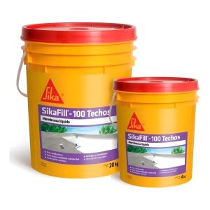 Membrana Líquida Sikafill - 100 Techos 20+4kg Colores