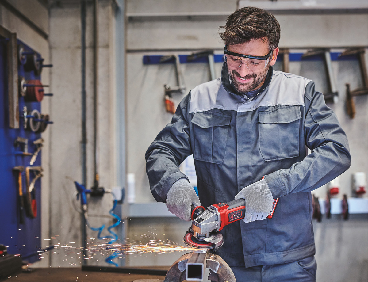 Amoladora Inalámbrica Einhell 115mm Te-ag 18/115 Q Li Solo Color Rojo 50 Hz - Imagen 5