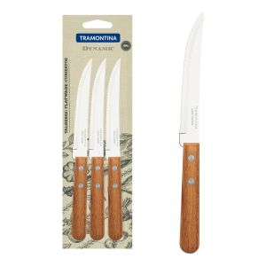 Juego De Cuchillos Tramontina Dynamic Para Barbacoa De 3 Pie