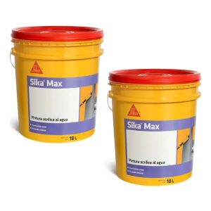 Pintura Interior Sika Max 18 + 18 + Bandeja + Rodillo Regalo