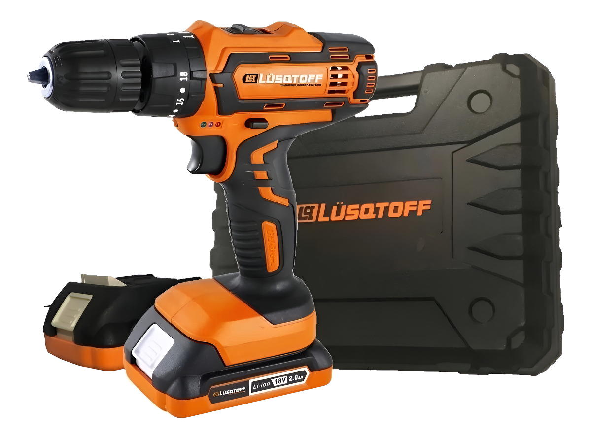 Taladro Percutor Atornillador Inalámbrico De 10mm Lüsqtoff