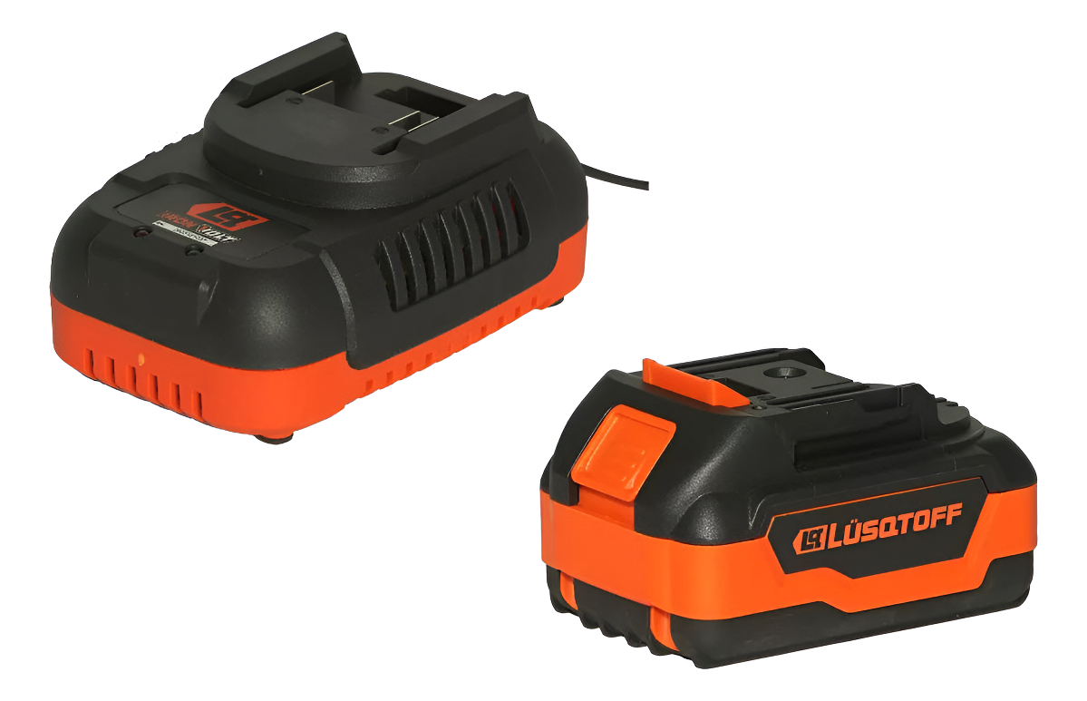 Set Cargador + Bateria 18v 4,0 Amp 54w Lusqtoff Lbc1840-9
