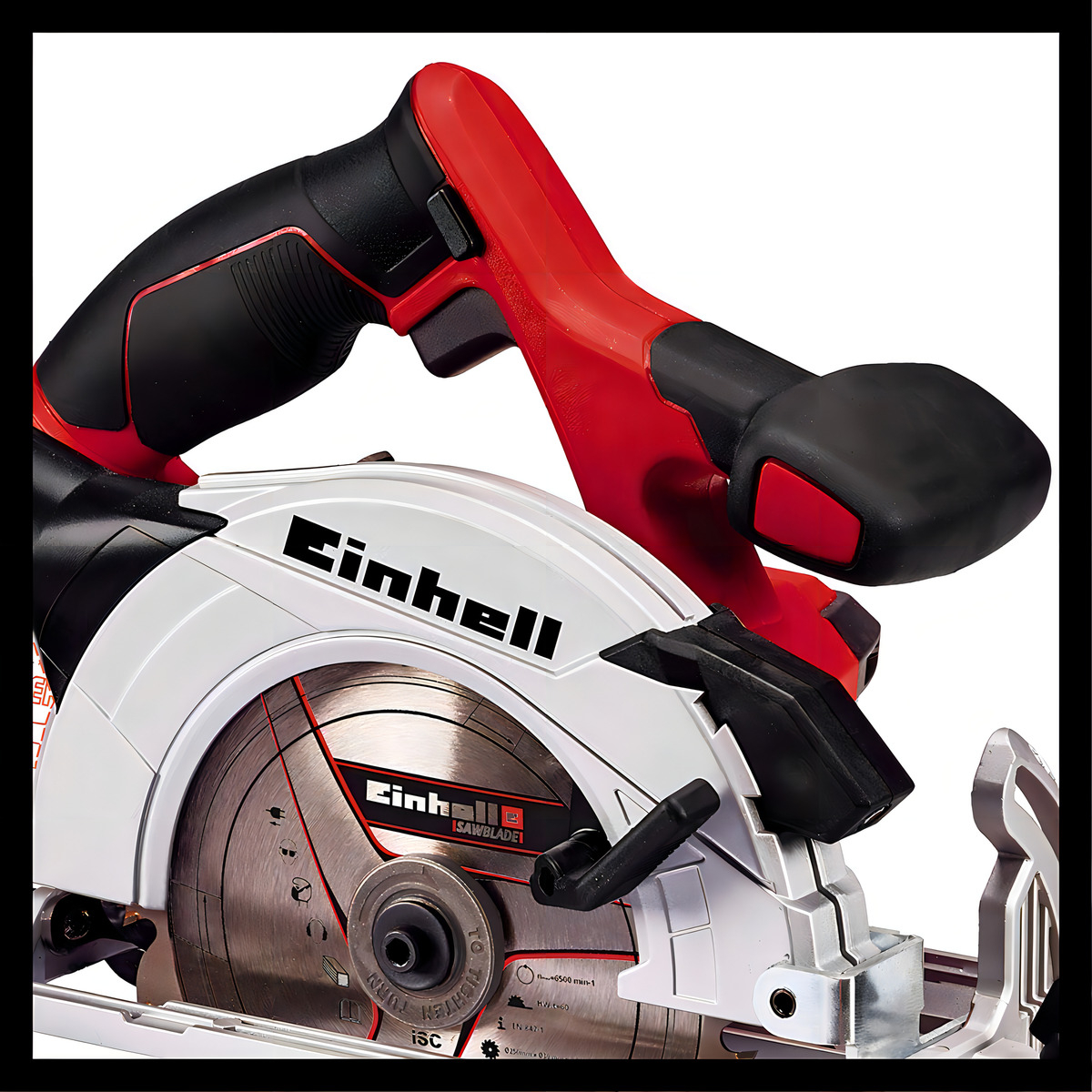 Sierra Circular Inalámbrica Einhell Te-cs 18/165-1 Li - Solo Rojo - Imagen 9